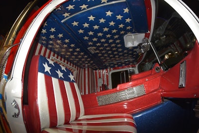 Evel Knievel cab interior passenger side