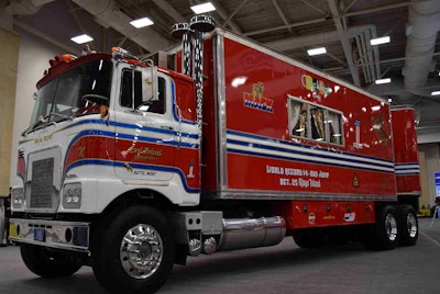 The unit’s triumphant unveiling at the Great American Trucking Show.