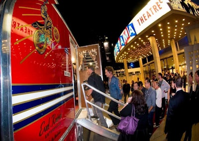 Evel Knievel on the red carpet