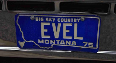 Front license plate