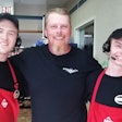 George and the smiley kids at Arby’s at the Pilot in Troy, Ill.