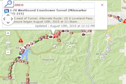 I70 West Colorado closed