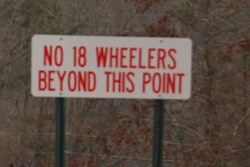 No 18-wheelers