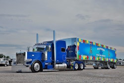 Michael Manuel’s 2015 Peterbilt 389 and 2017 MAC curtainside trailer