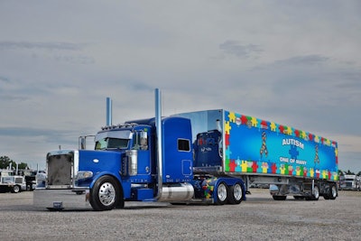 Michael Manuel’s 2015 Peterbilt 389 and 2017 MAC curtainside trailer