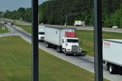 View from scale house
