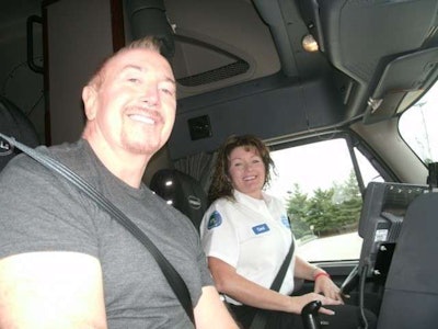 CRASH and Walmart driver Carol Nixon