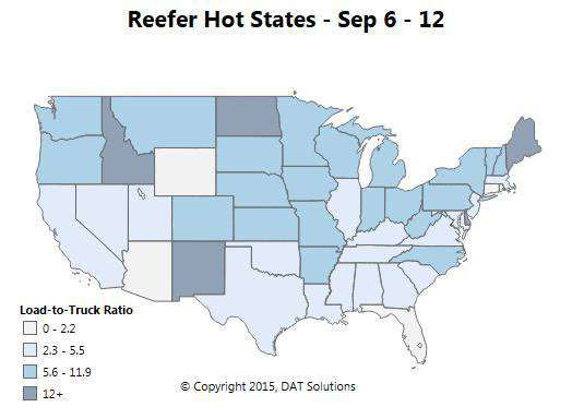DAT-ReeferHotStatesMap-2015- Sep6-12