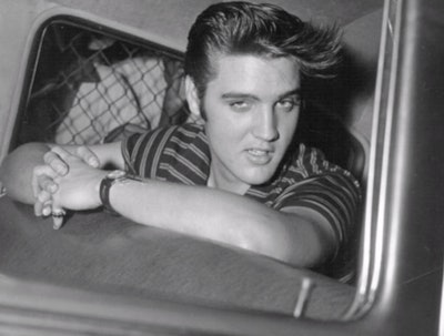 Elvis Presley drove a truck for Crown Electric Company when he was a teenager, waiting to be discovered.