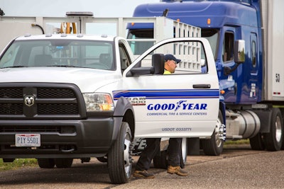 Goodyear-Fleet HQ 24/7 Emergency Roadside Services helped get 15,375 trucks back on the road in August.