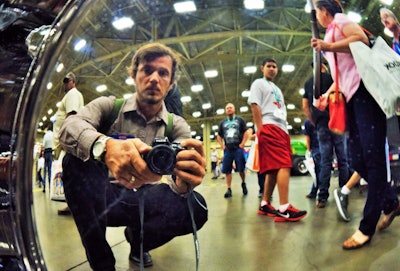 JandL hub Todd Dills in reflection