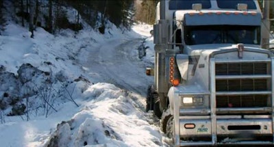 Lisa Kelly gets stuck on Sunday night’s “Ice Road Truckers” episode.