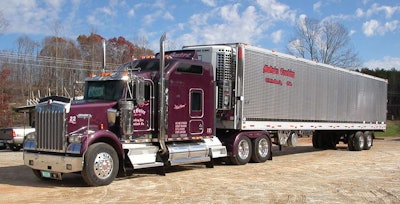 A 2003 Kenworth W900B in the McGuire, the truck purchased new originally.