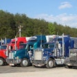 “This is a picture was taken a few years back of the former fleet of McGuire Trucking,” Westmoreland wrote. “McGuire Trucking was in business from the early 80s through January of 2015. Wayne McGuire was the owner of these trucks. He is greatly missed. He always ran beautiful Kenworth trucks, many of which he bought new.”