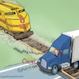 A train collides with a vehicle or pedestrian every three hours in the United States. Truck drivers are among the nearly 200 people killed at highway rail crossings every year.