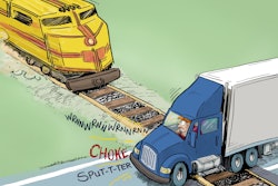 A train collides with a vehicle or pedestrian every three hours in the United States. Truck drivers are among the nearly 200 people killed at highway rail crossings every year.