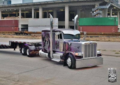Ray Rodriguez’s 2015 Peterbilt 389 and stepdeck – 2015 Limited-Mileage Combo champ