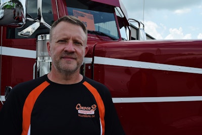 The 22-truck Chance 2 Transport fleet, hauling a mix of dry and refrigerated freight, says company owner Rod Miller, sees detention where it’s worst — the grocery warehouse. While Miller passes on detention pay to drivers at hourly rates only if it’s collected, he’s been aggressive in recent times in dealing with problems facilities. “When I go out to customers, I can usually straighten things out pretty quick,” he says. Read more about his loaded customer visits in the company flagship Peterbilt glider at this link.