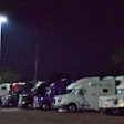 Truck Parking at Night