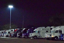 Truck Parking at Night