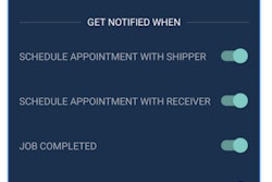 Custom notifications via text alerts are available for customization within the Next Trucking Android app. Chung says plans are in place for the iOS version, likely to become available before the end of November.