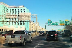 Traffic jam DC on highway