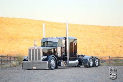 Cody Madsen’s 2015 Peterbilt 389 won Best of Show, Working Bobtail at the PDI Pride & Polish event last October.