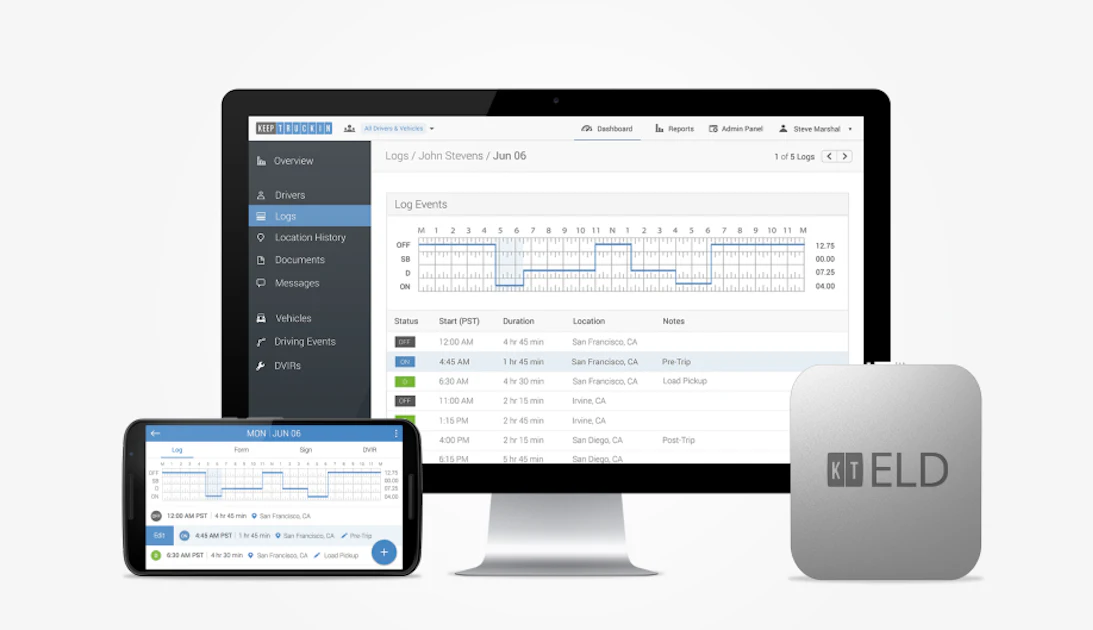 Keep Logging KeepTruckin launches compliant electronic logging device | Overdrive