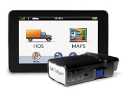 DAT InView offers automated compliance reports from the ECM connection and Garmin Fleet 670 tablet to the back office software suite, including IFTA fuel-tax functionality and “future-proof electronic logs for hours of service,” the company says in a press release.