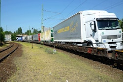 European truck ferry example