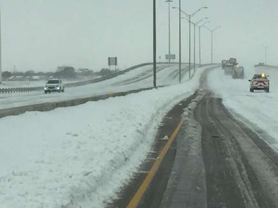 Blizzard 2015 in Lubbock Texas