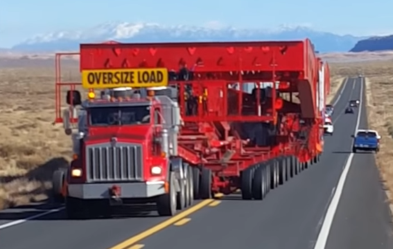 Paul-Pate-dashcam-vid-of-wide-load