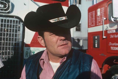 Bob Peek, who appears in “On the boulevard,” had the handle of The Trailblazer. © Lynn Adler