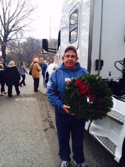 Wreaths Across America at Arlington National Cemetery on Dec. 12.