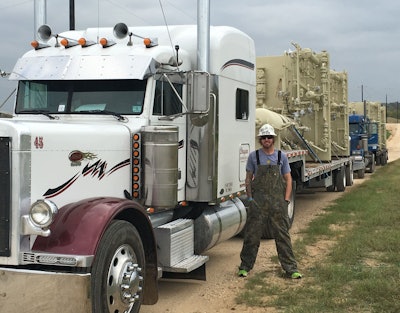 Nathan Bugg with one of his loads