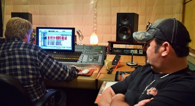 Justice, for his part, is coming off a year that saw his notoriety among the trucking community only continue to grow with performances at the Mid-America Trucking Show and on the main stage as opening act for John Anderson at the Great American Trucking Show in Dallas, among others. The latter performance is available in audio via this link. In the lead up to the 'Brothers of the Highway' record's release, Justice pitched several industry contacts for sponsorship to help defray production costs, as he's done with previous records. For the title track, the Connecticut-based DPF Regeneration company will be listed as the song presenter upon release.