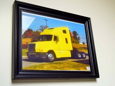 3Feather's sole power unit to date -- a 2007 Freightliner Columbia.