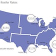Reefer rates fell another 3 cents to a national average of $1.85 per mile last week, including a 1¢ decline in the average fuel surcharge. Rates rose for hauls originating in Sacramento, Calif.; Nogales, Ariz.; Dallas; and Lakeland, Fla., but outbound rates fell sharply for reefers in Green Bay, Wis., where they remained on average higher than more Southern origin points, and Elizabeth, N.J. For more on what’s happening with reefer rates, read Matt Sullivan’s analysis this week at this link.