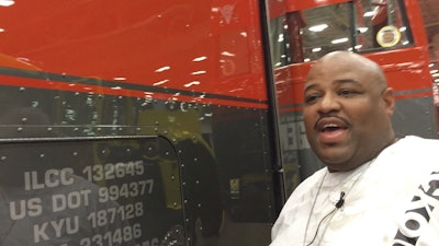 Zebie Daniel, of Tomball, Texas, hauls liquid oxygen for GenOx Transportation of Deer Park, Texas.