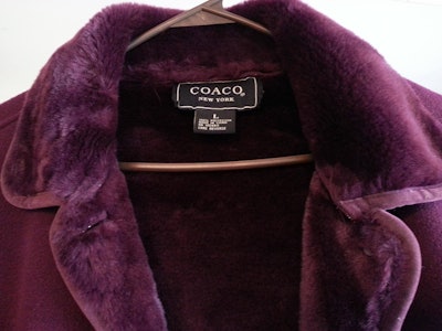 Who doesn’t need a fuzzy purple jacket?