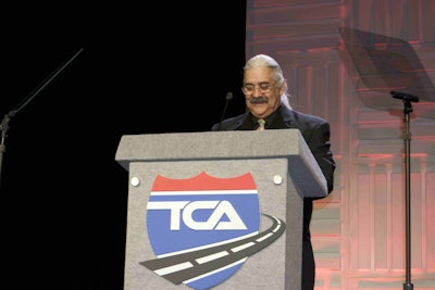 Mark Tricco is leased to Bison Transport in Canada.