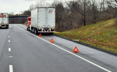 Does this truck looked parked to you?