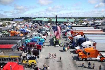 The Overdrive's Pride & Polish lot at the 75 Chrome Shop show held this weekend.