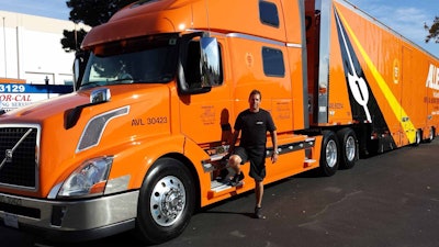Bob Hirchak was named 2014 Super Van Operator for Household Goods by AMSA and 2013 Driver of the Year by Allied Van Lines. He drives a 2014 Volvo 780.