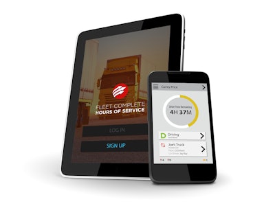 Tablet PC and smartphone isolated on white background