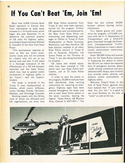 A look at the CB section from the April 1977 edition of Overdrive.