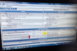 The OnCommand Connection portal from Navistar
