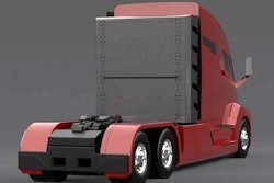 Trucks equipped with a 150 gallon CNG tank, like this model, will be eligible for “free fuel” for their first million miles, NMC says.