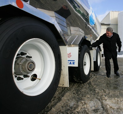In a typical retread program, a quality steer tire can be moved back on a tractor-trailer after retreading.