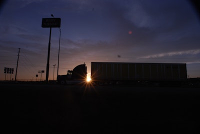 truckstop truck stop hours of service evening parking hos fuel island20071001_0002